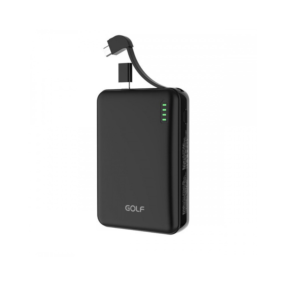 PowerBank Golf BuiltIn 10000 Negru