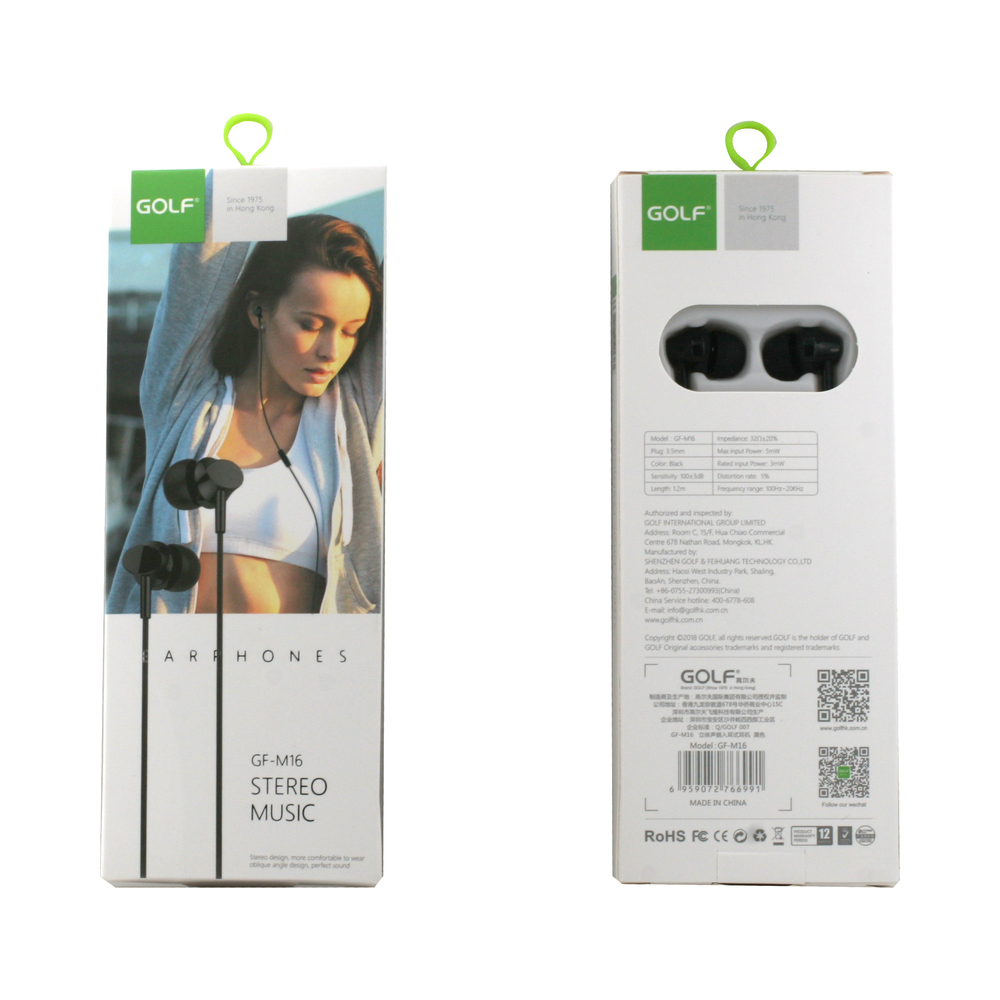 HandsFree Stereo Golf M16 Negru