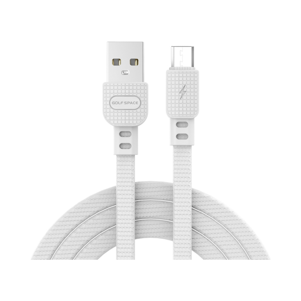 Cablu Space L02 Micro USB Alb