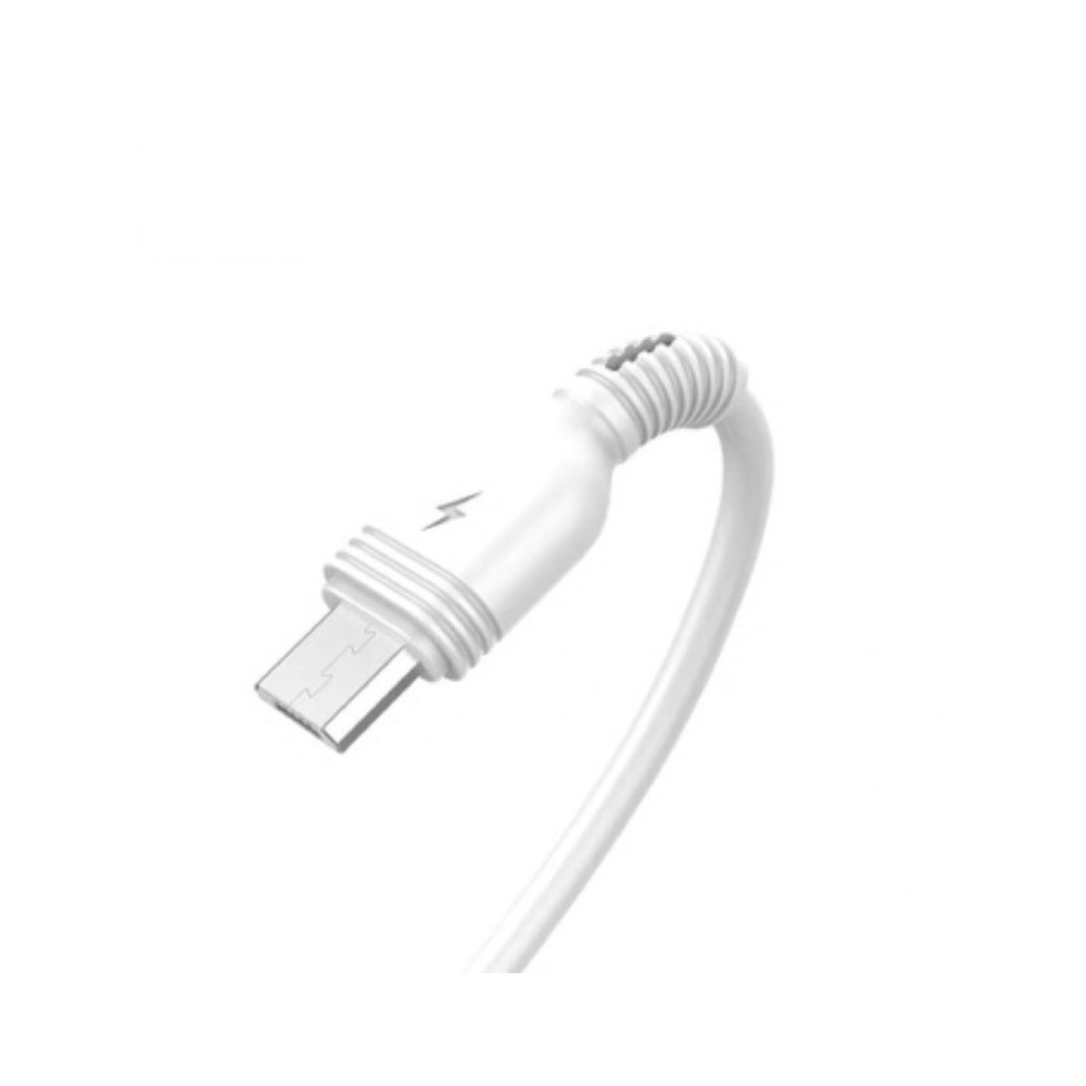 Cablu Golf Nice MicroUSB 75M Alb