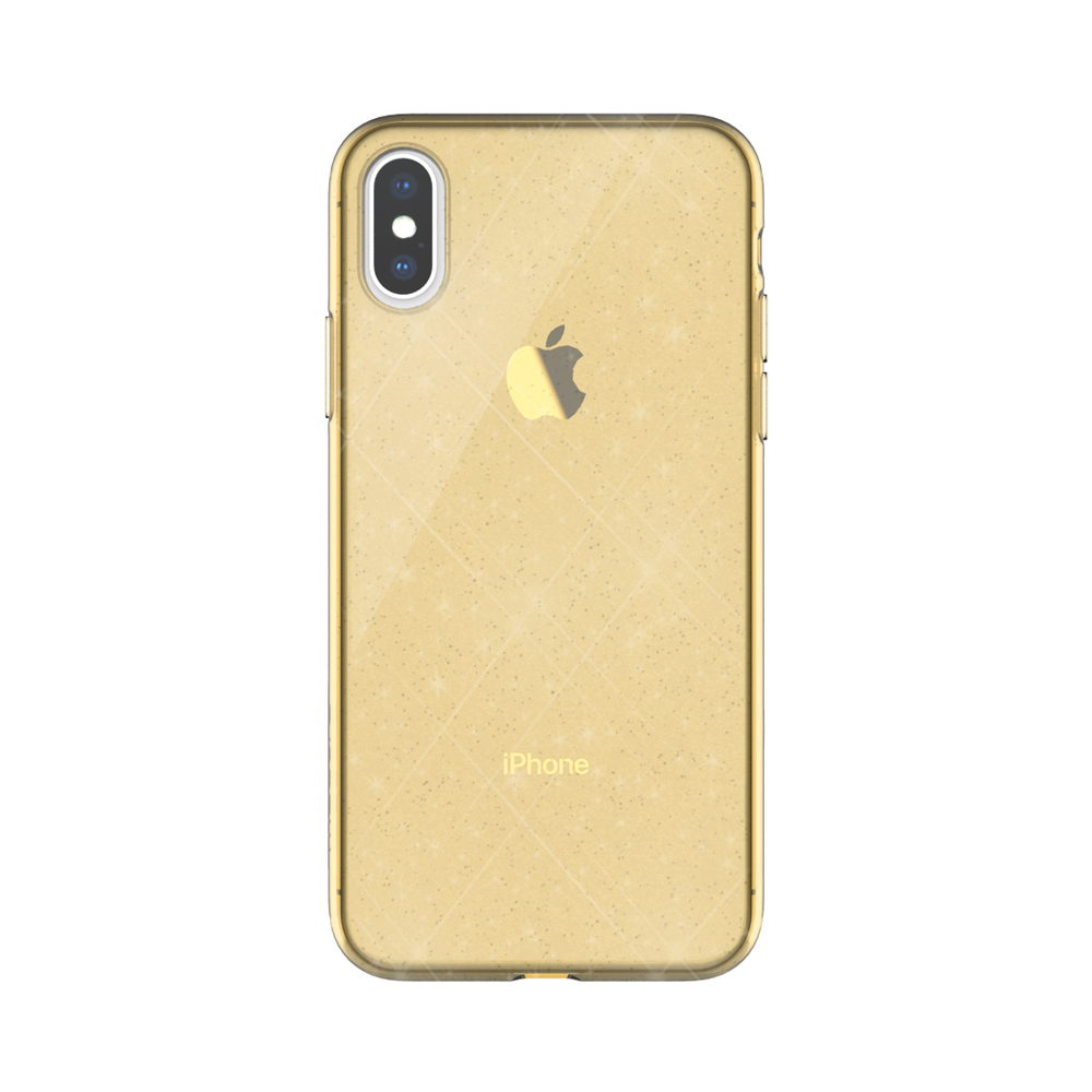 Husa Hana Clear Apple Iphone X/XS Auriu