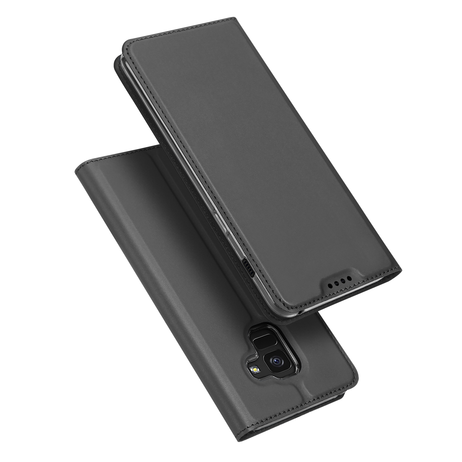 Toc DuxDucis Skin Samsung A8/2018 Negru