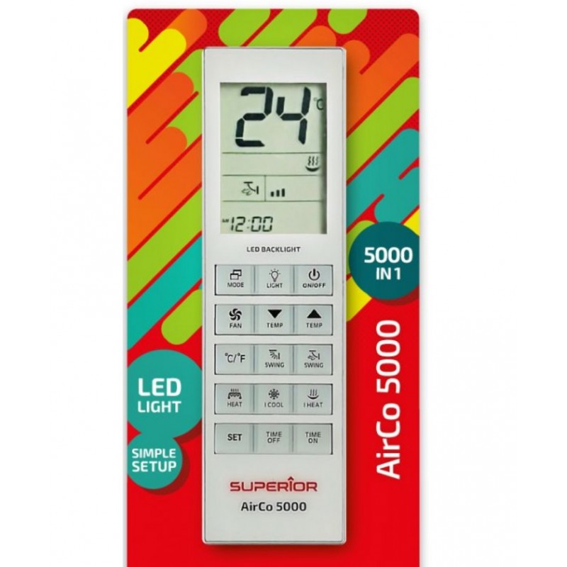 AIRCO 5000-IN-1 TELECOMANDA UNIVERSALA AER CONDITIONAT - imagine 3