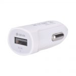 Adaptor Auto Devia U12A Alb 1USB/2A