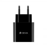 Adaptor Priza Devia U12N Negru 1USB/2A
