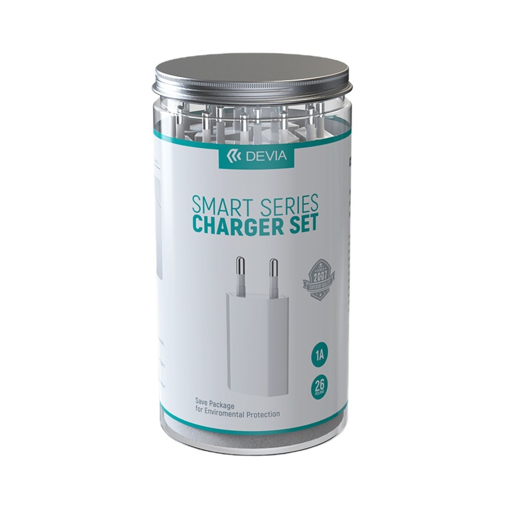 Set Adaptor Priza Devia S11 1USB/1A (26 BUC)