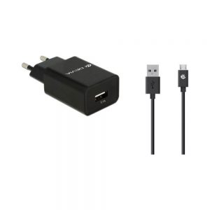 Incarcator Voiaj Devia 12CN TipC Negru 1USB/2A
